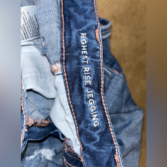 american eagle jeans size 2 hi-rise! - Picture 3 of 4
